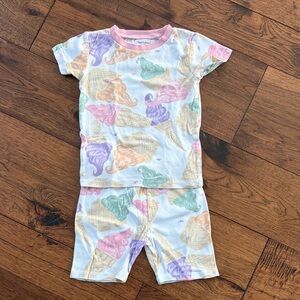 3 for $15 💙 Kids ice cream cone Pajama Set